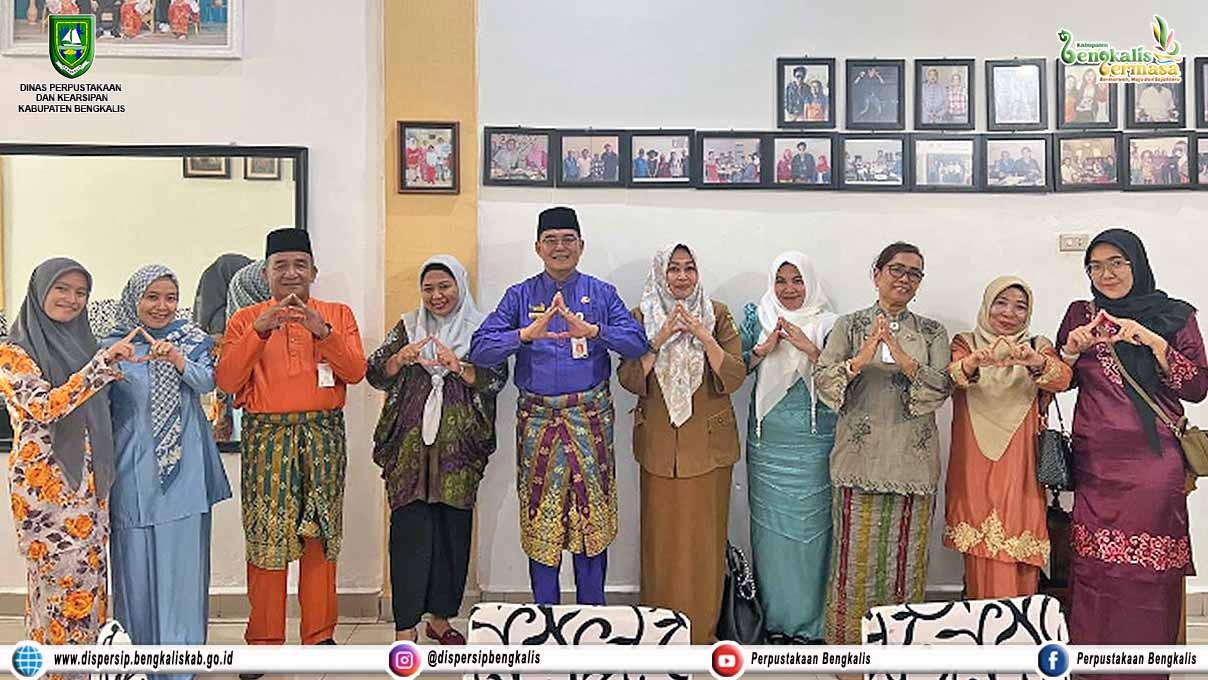 Kunjungan Tim Pengawasan Kearsipan Dipersip Provinsi Riau ke Dipersip Kabupaten Bengkalis