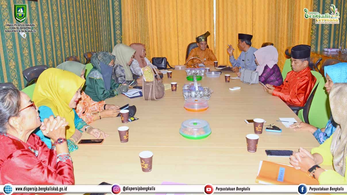 Rapat Persiapan HUT RI ke- 78 di Lingkungan Dipersip Bengkalis