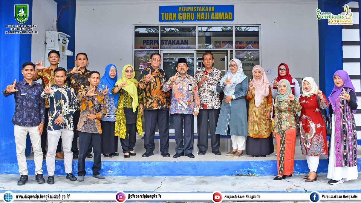 Kunjungan Kerja Dipersip Kabupaten Kampar ke Dipersip Kabupaten Bengkalis