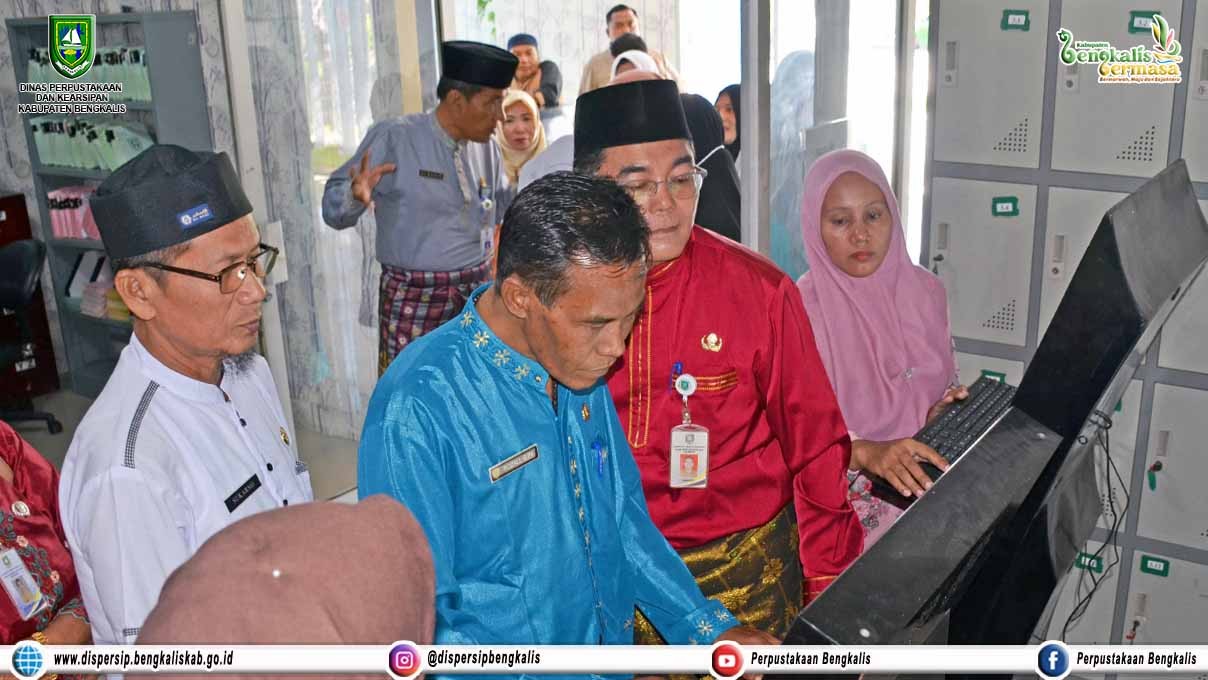 Kunjungan Kerja Dipersip Kabupaten Rohil ke Dipersip Kabupaten Bengkalis