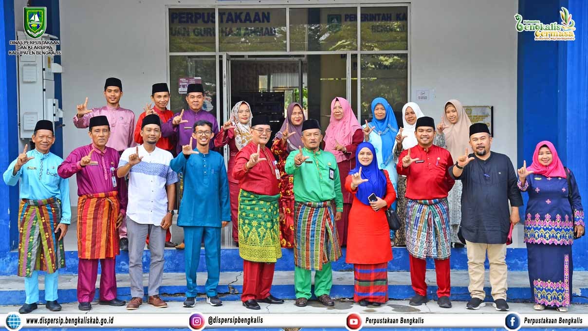 Kunjungan Tahap II Tim Juri Validasi Inovasi Daerah Tahun 2023 ke Dipersip Bengkalis