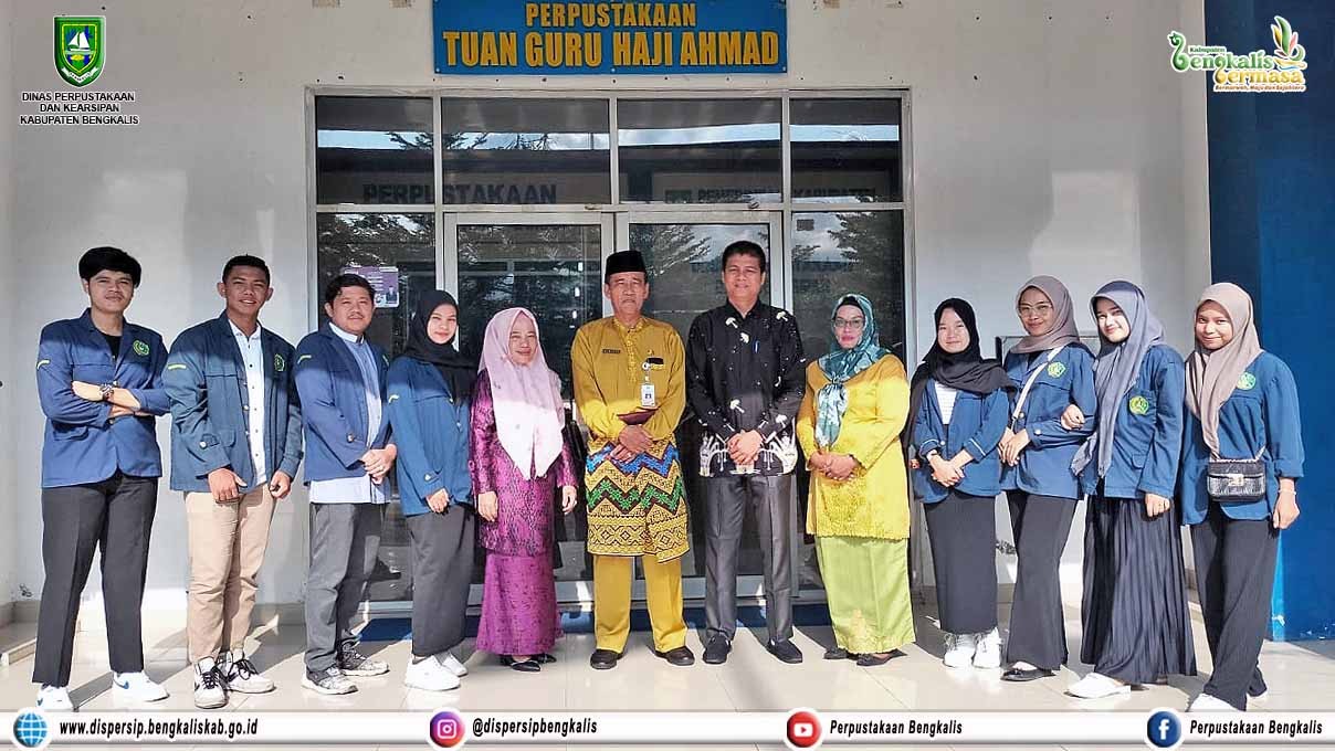 Penjemputan Mahasiswa STAIN Bengkalis Yang Telah Melaksanakan PPL di Dispersip Bengkalis