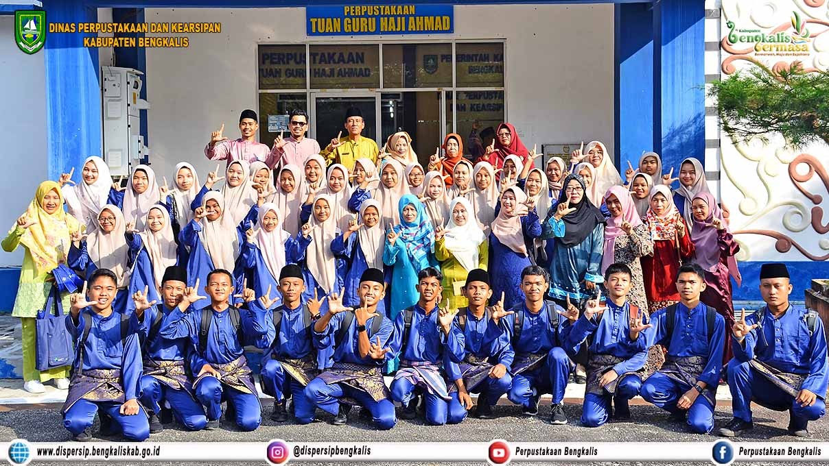 Hari Literasi Bersama Dispersip Bengkalis dan SMAN 2 Bengkalis