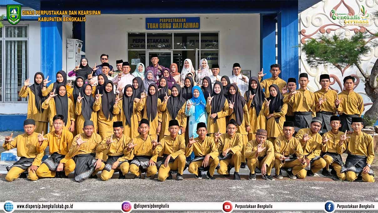 Hari Literasi Bersama Dispersip Bengkalis dan SMKN 1 Bengkalis