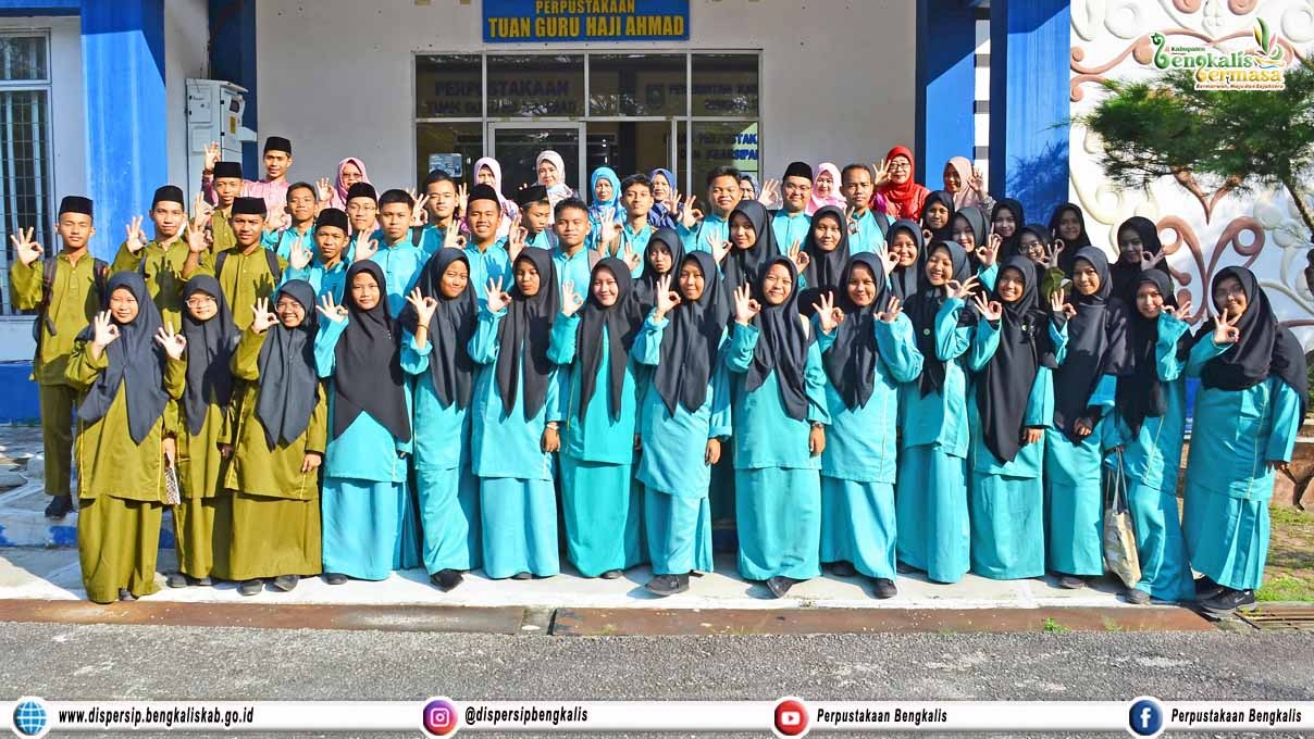 Hari Literasi Bersama Dispersip Bengkalis dan MAN 1 Plus Keterampilan Bengkalis