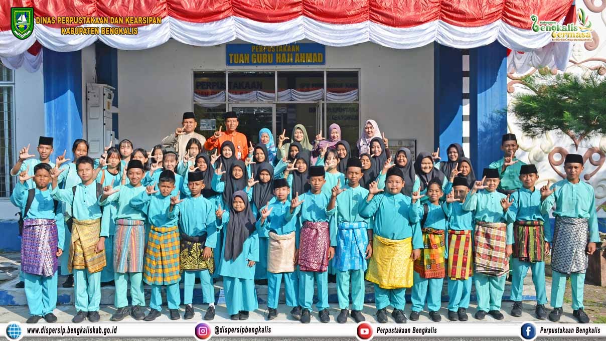 Hari Literasi Dispersip Bengkalis Bersama SMPN 2 Bengkalis