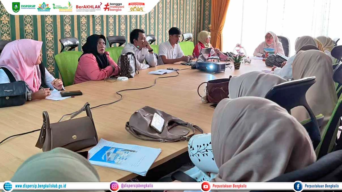 Rapat Persiapan Akreditasi Perpustakaan Tuan Guru Haji Ahmad Dispersip Kabupaten Bengkalis
