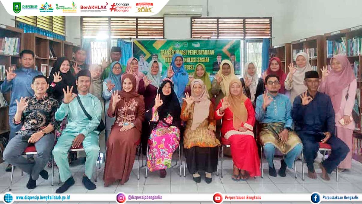 Kegiatan Literasi Inklusi Sosial di Kecamatan Bukit Batu oleh Dispersip Bengkalis