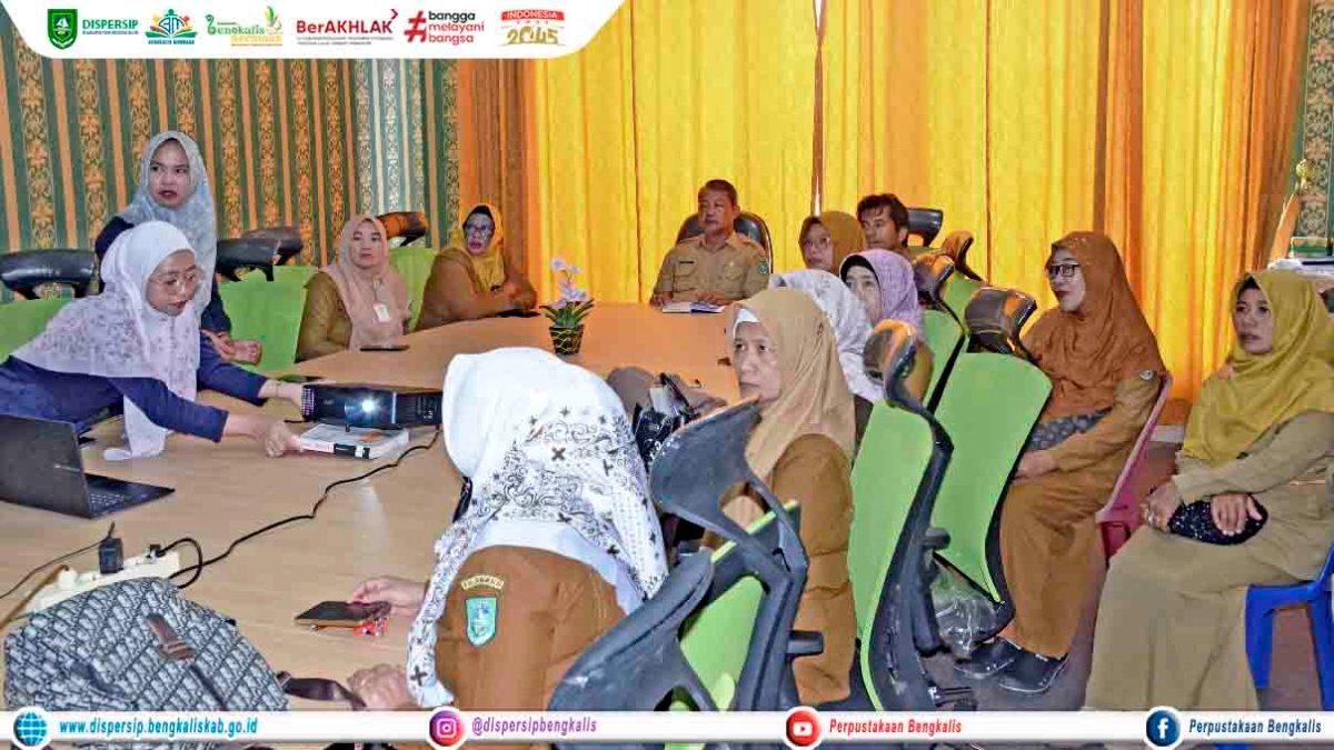 Dispersip Bengkalis Ikuti Zoom Meeting PEKPPP Kabupaten Bengkalis Tahun 2026
