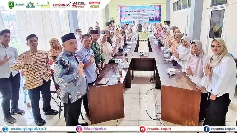 Dispersip Bengkalis Turut Serta Forum Kosultasi Publik di DPPPA Kabupaten Bengkalis