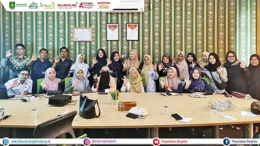 Sosialisasi Standar Nasional Perpustakaan di Dispersip Kabupaten Bengkalis