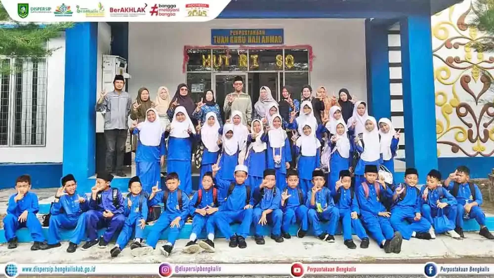 Kunjungan Literasi Siswa SD Aisyiyah Bengkalis ke Dispersip Kabupaten Bengkalis