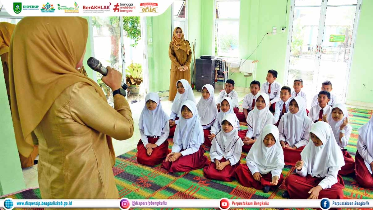 Kids MC Class Dispersip Bengkalis Bersama Siswa SDN 50 Bengkalis