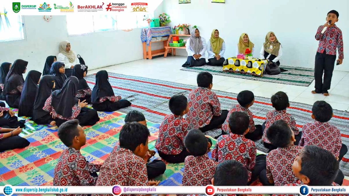 Kids MC Class Dispersip Bengkalis Bersama Siswa SDN 12 Bengkalis
