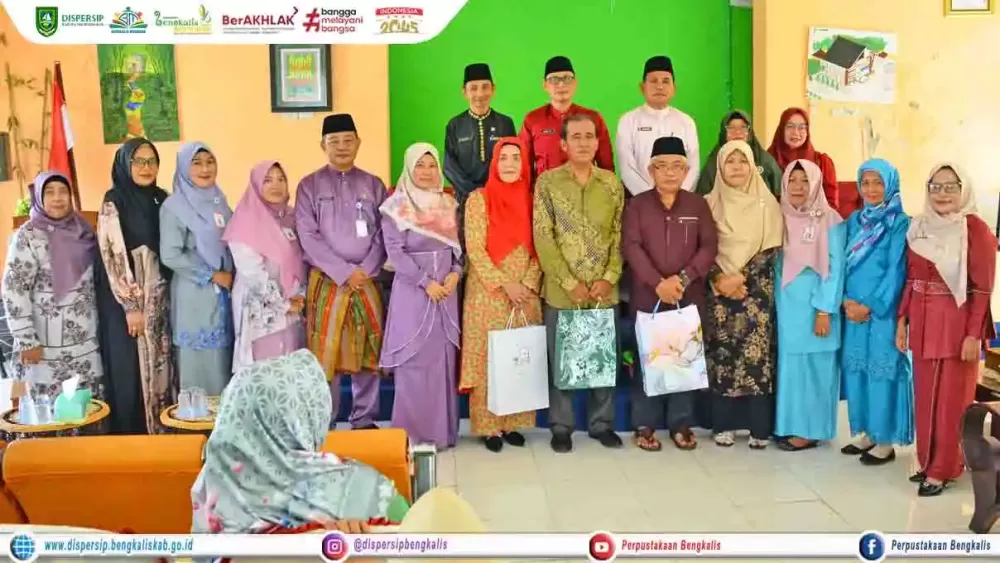 Pelepasan Purna Bakti ASN di Lingkungan Dispersip Kabupaten Bengkalis