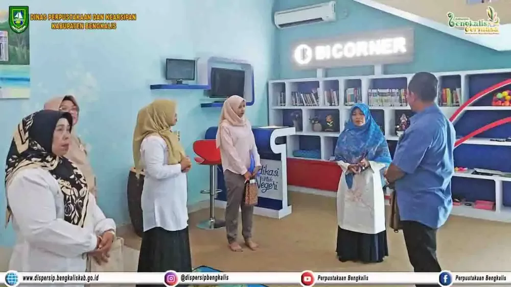 Kunjungan Supervisi Bank Indonesia ke Dispersip Kabupaten Bengkalis