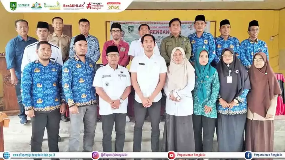 Dispersip Bengkalis Turut Serta Musrenbangdes Tahun 2026-2027 di Desa Teluk Pambang