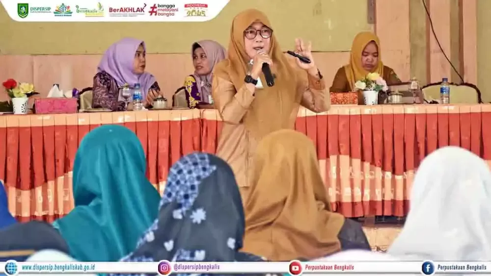 Sosialisasi Peningkatan Minat Baca Melalui Taman Bacaan oleh Dispersip Kabupaten Bengkalis
