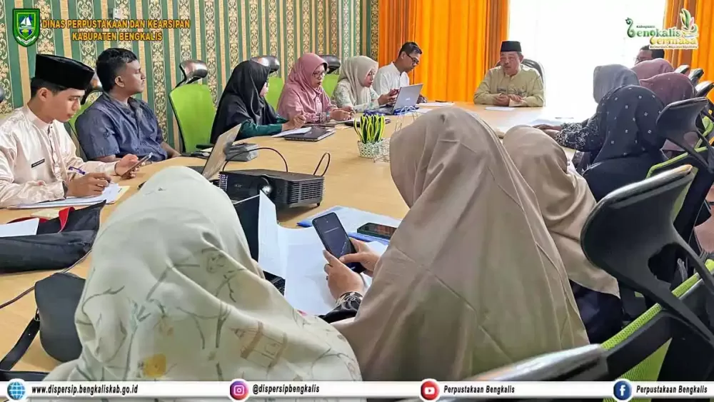 Workshop Pembekalan Akreditasi Perpustakaan Sekolah dan Madrasah oleh Dispersip Bengkalis