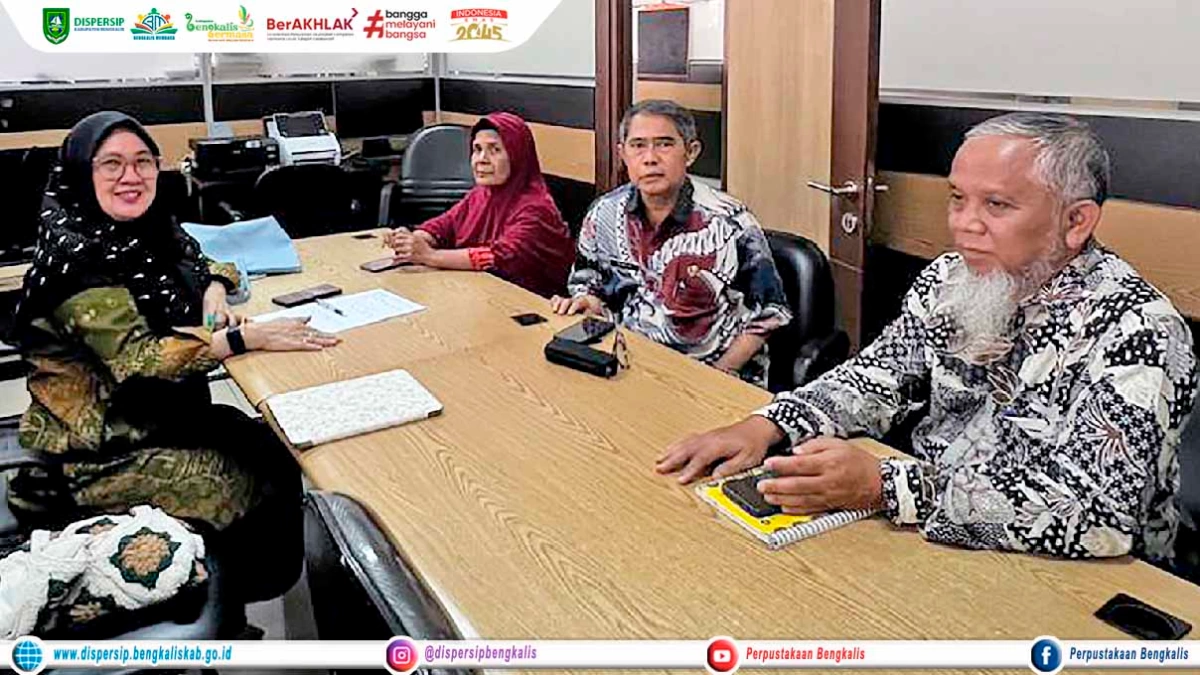 Dispersip Bengkalis Lakukan Koordinasi dan Konsultasi Bidang Layanan ke Dipersip Riau Tahun 2026