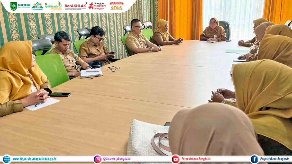 Rapat dan Silaturahmi Bersama Dispersip Kabupaten Bengkalis