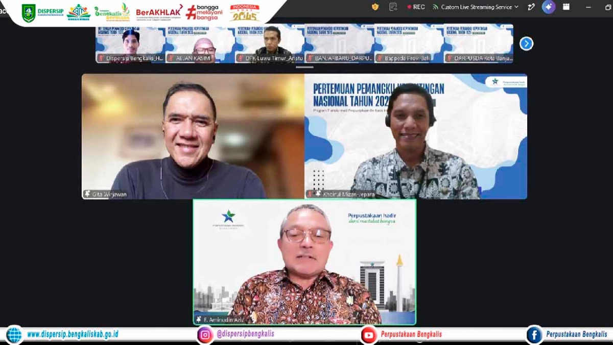Dispersip Bengkalis Ikuti Pertemuan Pemangku Kepentingan Tingkat Nasional TPBIS Tahun 2026