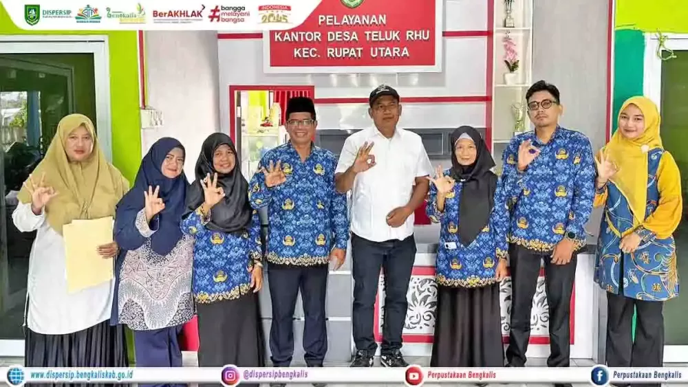 Pembinaan Penyelenggaraan Perpustakaan Desa Teluk Rhu Kecamatan Rupat Utara